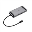 Targus DOCK429GL laptop dock/port replicator Wired USB4 Silver