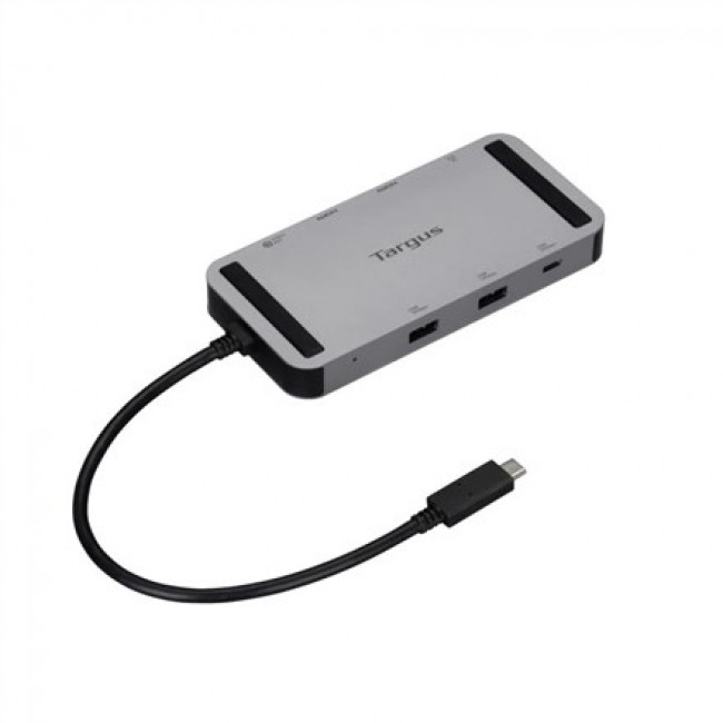 Targus DOCK429GL laptop dock/port replicator Wired USB4 Silver