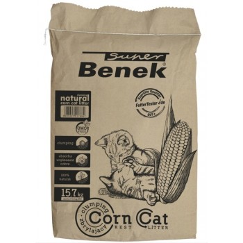 Certech Super Benek Corn Cat - Corn Cat Litter Clumping 25 l