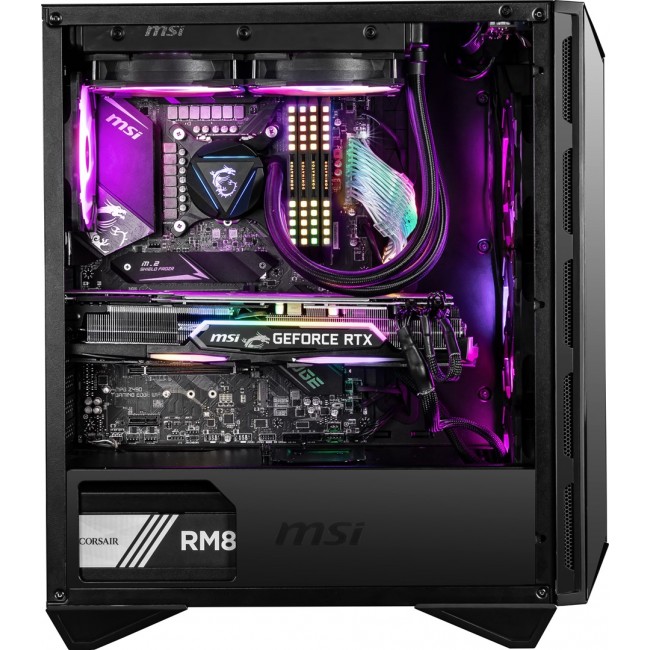 MSI MPG GUNGNIR 110R PC Case, Mid-Tower, USB 3.2, Black MSI MPG GUNGNIR 110R Black ATX Power supply included No