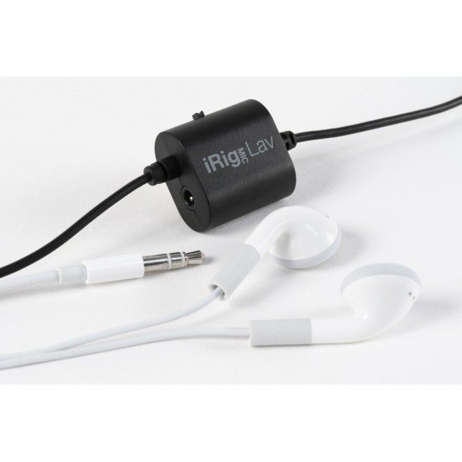 IK Multimedia iRig Mic Lav Black Clip-on microphone IK Multimedia iRig Mic Lav Black Clip-on microphone