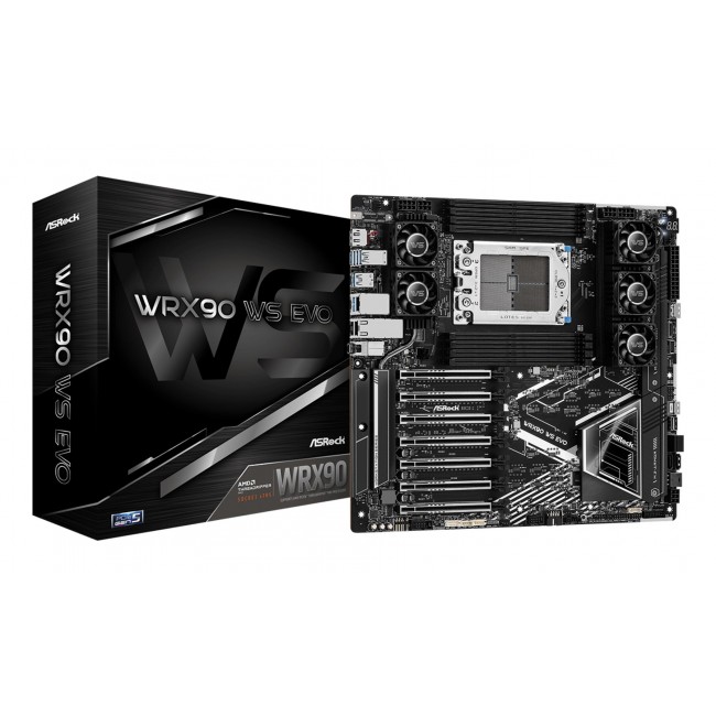 Asrock WRX90 WS EVO motherboard AMD WRX90 Socket sTR5 EEB