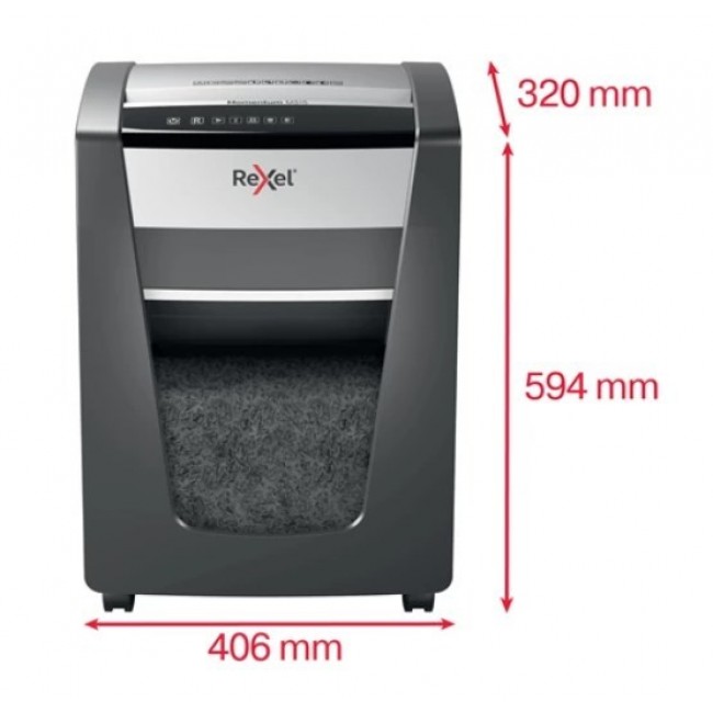 Rexel Momentum M515 paper shredder Micro-cut shredding 1.5 cm Black Rexel Momentum M515 paper shredder Micro-cut shredding 1.5 cm Black