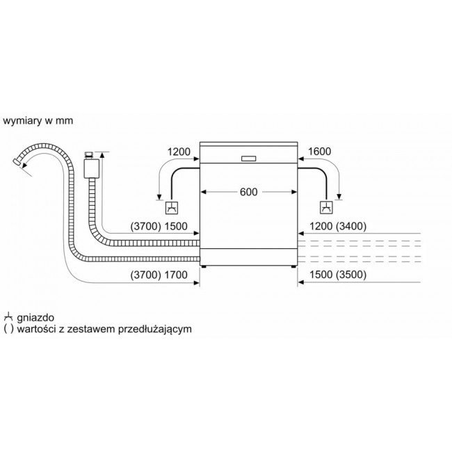 Built-in dishwasher BOSCH SMV4HVX07E Built-in dishwasher BOSCH SMV4HVX07E