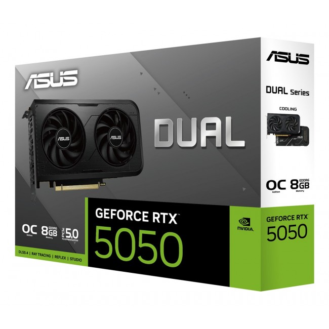 ASUS Dual NVIDIA GeForce RTX 5050 8 GB OC graphics card ASUS Dual NVIDIA GeForce RTX 5050 8 GB OC graphics card