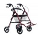 Four-wheel walker with seat function Four-wheel walker with seat function