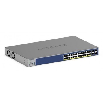 NETGEAR 28-Port PoE Gigabit/10G Stackable Smart Switch (GS728TXP)