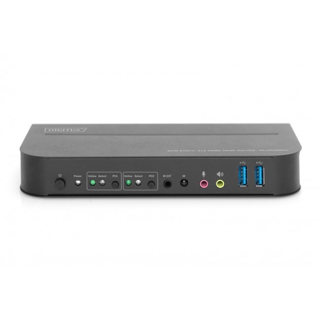 Digitus KVM Switch, 2x1 HDMI, HDMI Out,USB, 4Kx2K@60Hz Digitus KVM Switch, 2x1 HDMI, HDMI Out,USB, 4Kx2K@60Hz