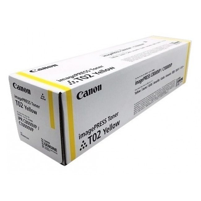 Canon T02 toner cartridge 1 pc(s) Original Yellow Canon T02 toner cartridge 1 pc(s) Original Yellow