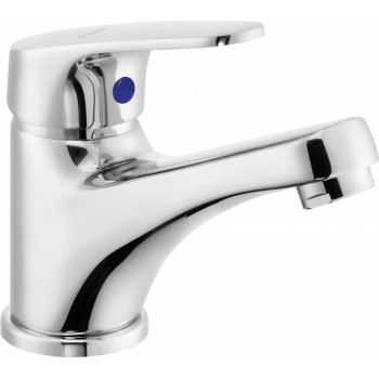Basin mixer with lever for cold or mixed water