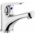 Basin mixer with lever for cold or mixed water