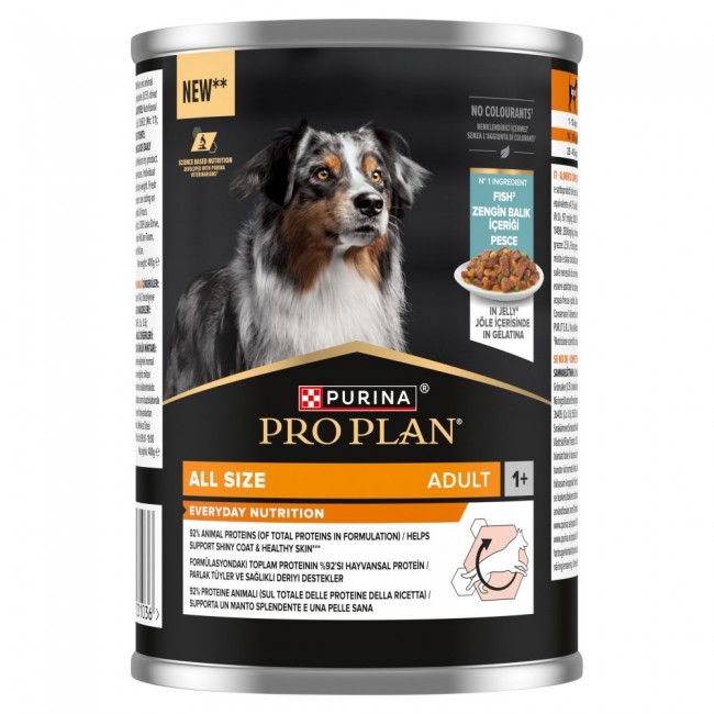 PURINA Pro Plan Everyday nutrition All size Adult Fish in jelly - wet dog food - 400g PURINA Pro Plan Everyday nutrition All size Adult Fish in jelly - wet dog food - 400g