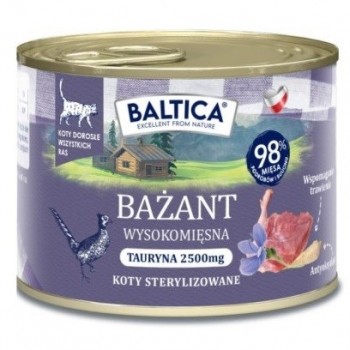 BALTICA Smaki region w Pheasant - wet cat food - 185g