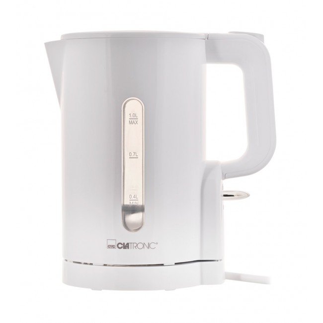 Clatronic WK 3834 electric kettle 1 L 900 W White Clatronic WK 3834 electric kettle 1 L 900 W White