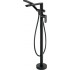 Freestanding bathtub mixer with shower set