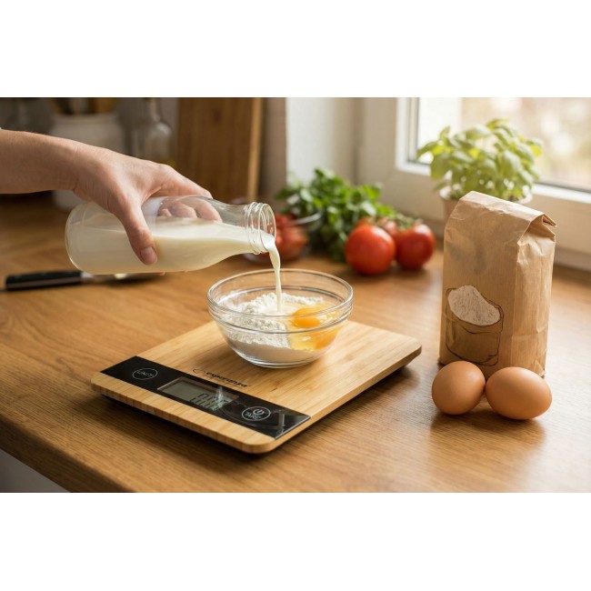 Esperanza EKS005 Electronic kitchen scale Bambus Tabletop Rectangle