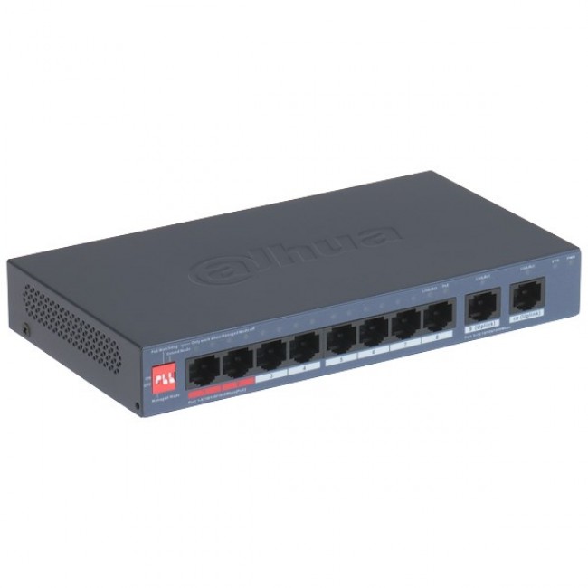 SWITCH POE CS4010-8GT-110 8-PORTOWY + 2X UPLINK DAHUA