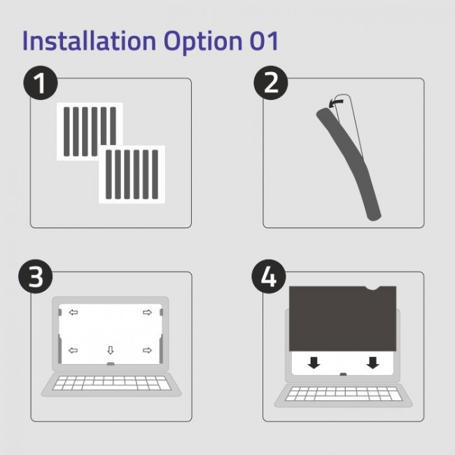 Qoltec privacy-filter for skarm Qoltec privacy-filter for skarm