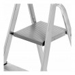 Aluminum ladder freestanding 6 steps 125kg
