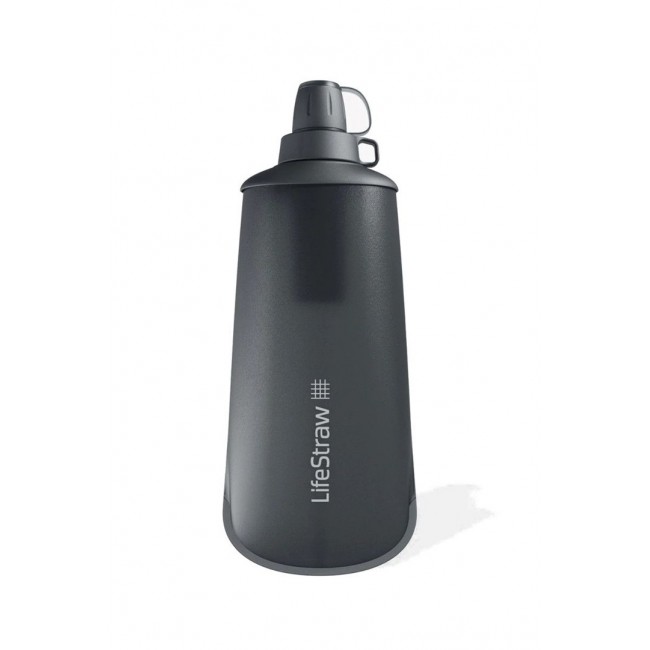 Peak squeeze filter bottle 1l-dark grey LIFESTRAW Peak squeeze filter bottle 1l-dark grey LIFESTRAW