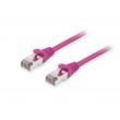 Equip Cat.6A S/FTP Patch Cable, Purple, 30m
