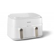 Philips 3000 series NA353/10 fryer Double 9 L Stand-alone 2750 W Hot air fryer Silver, White Philips 3000 series NA353/10 fryer Double 9 L Stand-alone 2750 W Hot air fryer Silver, White