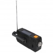 Extralink RADIO AWARYJNE SOLARNE Z KORBKA DYNAMO POWERBANK 4000MAH Z LATARKA SOS SR-4000 Portable Analog Black, Orange