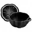 Mini Cocotte round pumpkin Staub - Black, 700 ml