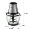 Philips 3000 series HR1503/00 electric food chopper 2 L 500 W Stainless steel