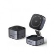 Ugreen 2-in-1 Qi2 Magnetic Foldable Charging Station (No AC Adapter)