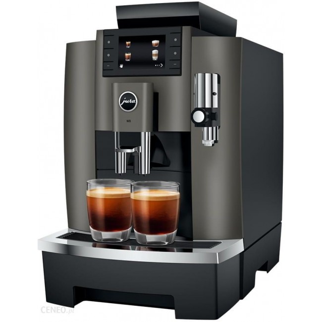 Jura W8 Dark Inox (EA) coffee machine black Jura W8 Dark Inox (EA) coffee machine black