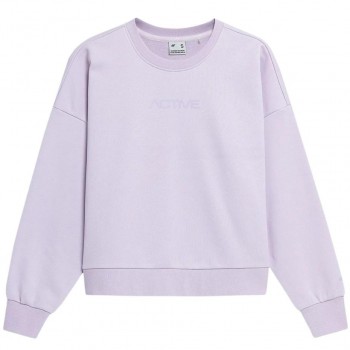Women's sweatshirt 4F light purple H4L22 BLD023 52S XL