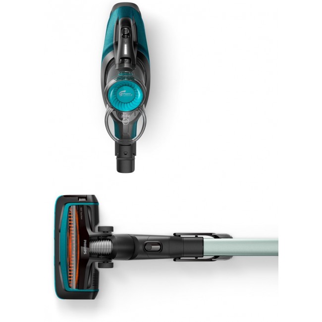 Philips SpeedPro Aqua FC6729/01 stick vacuum/electric broom Bagless 0.4 L Metallic