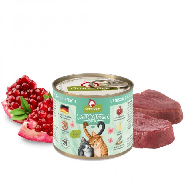 GRANATAPET DeliCATessen Venison and tuna - wet cat food - 200g