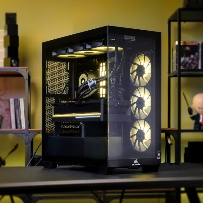 Actina 5901443413707 PC AMD Ryzen 7 9800X3D 32 GB DDR5-SDRAM 2 TB SSD NVIDIA GeForce RTX 5080 Midi Tower Black Actina 5901443413707 PC AMD Ryzen 7 9800X3D 32 GB DDR5-SDRAM 2 TB SSD NVIDIA GeForce RTX 5080 Midi Tower Black