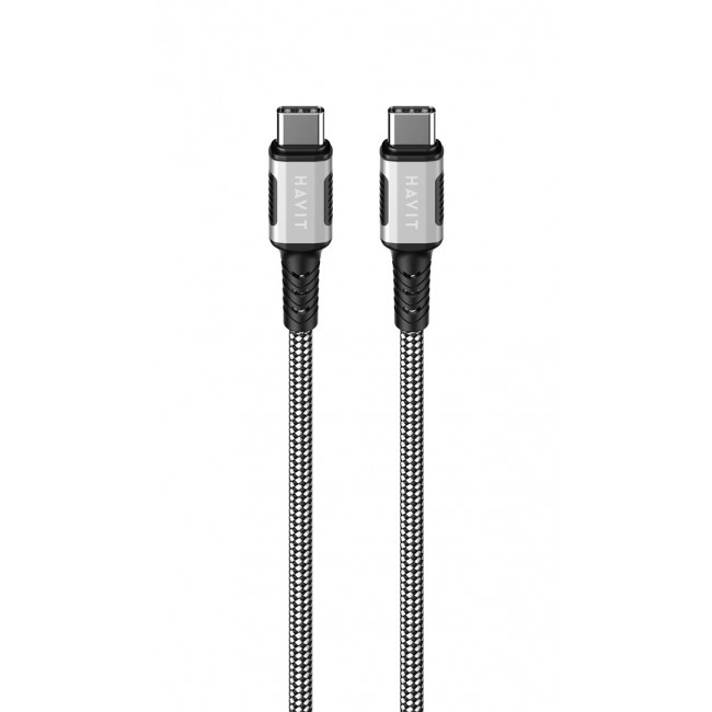 Havit CB6297 - Magnetic cable USB type C to USB type C, 1m (black) Havit CB6297 - Magnetic cable USB type C to USB type C, 1m (black)