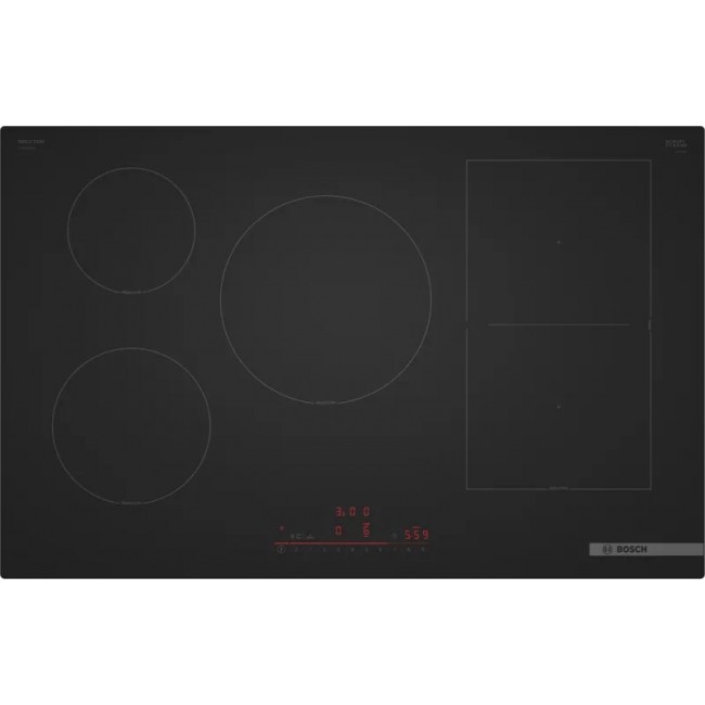 Bosch Serie 6 PVW81CHB1E hob Black Built-in 80 cm Zone induction hob 5 zone(s) Bosch Serie 6 PVW81CHB1E hob Black Built-in 80 cm Zone induction hob 5 zone(s)