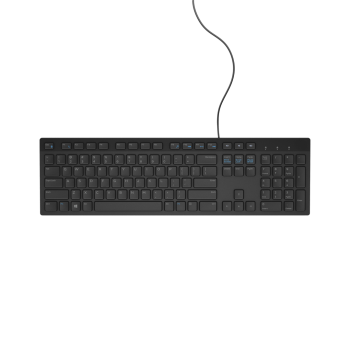 DELL KB216 keyboard USB QWERTY US International Black