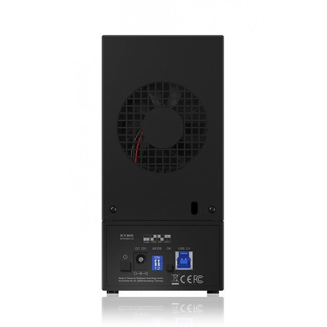 ICY BOX IB-RD3621U3 HDD/SSD enclosure Black 3.5
