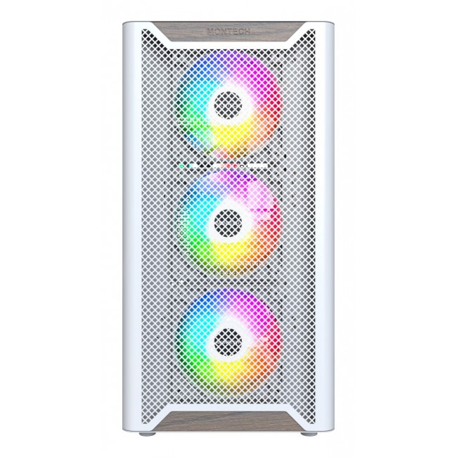 Montech XR Wood Midi Tower White Montech XR Wood Midi Tower White