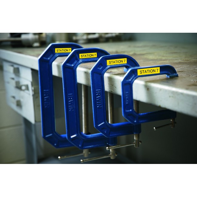 DYMO XTL All-Purpose Vinyl Labels | 12 mm x 7 m| Black on White