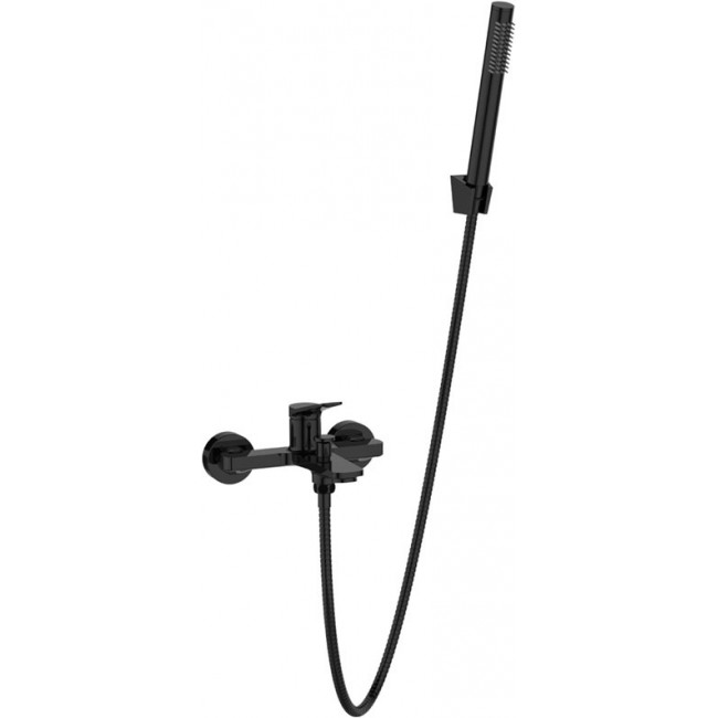 BATH MIXER NESTOS WITH SHOWER SET BLACK BATH MIXER NESTOS WITH SHOWER SET BLACK