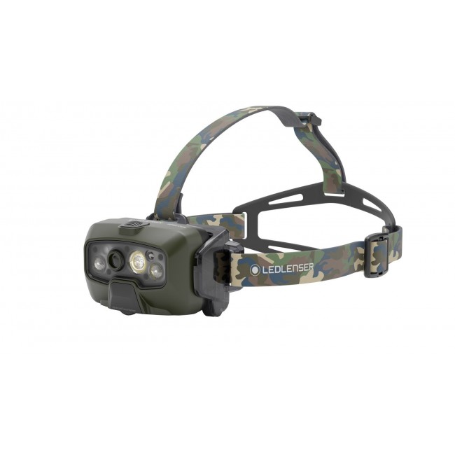 Ledlenser HF8R Core RGB Camouflage - Headband flashlight LED, green