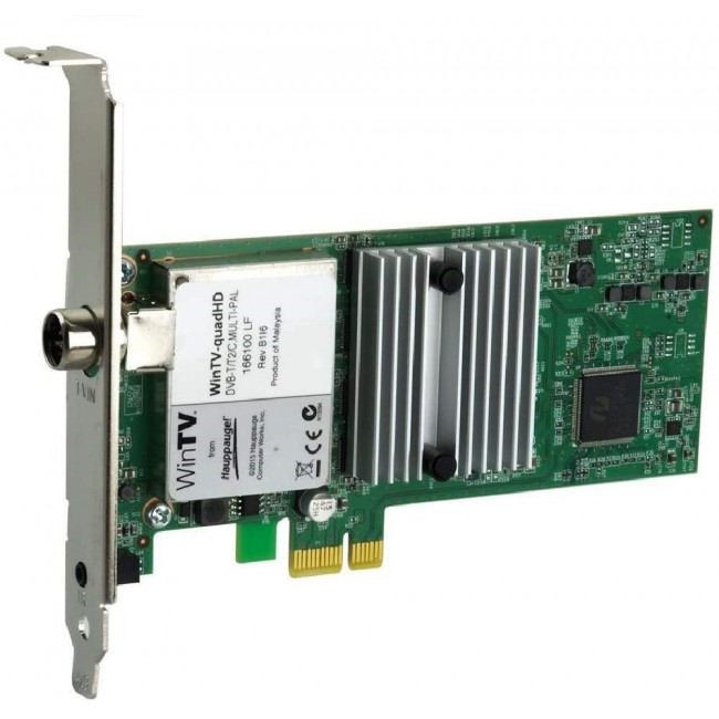 Hauppauge TV-Tuner WIN TV quadHD DVB-C DVB-T2/T PCIe LP