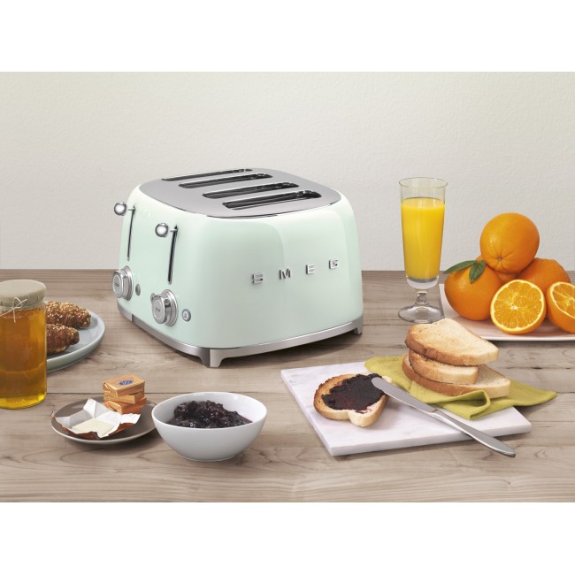 Smeg 50's Style Toaster TSF03PGEU Pastel Green Smeg 50's Style Toaster TSF03PGEU Pastel Green