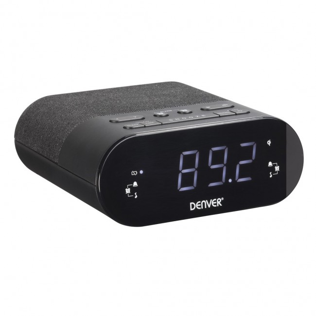 Denver CRQ-107 Digital alarm clock Black