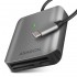 Axagon CRE-S3C Aluminum high-speed USB-C 3.2 Gen 1 memory card reader. 3 slots, UHS-II