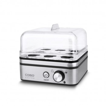 Caso E9 egg cooker 8 egg(s) 400 W Stainless steel, Transparent