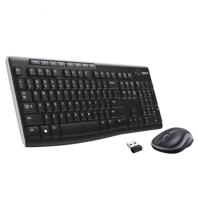 Logitech 920-004508 keyboard Mouse included Home RF Wireless QWERTY US International Black, Silver Logitech 920-004508 keyboard Mouse included Home RF Wireless QWERTY US International Black, Silver