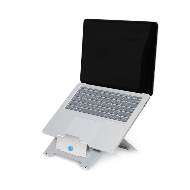 R-Go Tools Laptop stand R-Go Riser Flexible, adjustable folding laptop riser, ergonomic, Hylite aluminum, silver